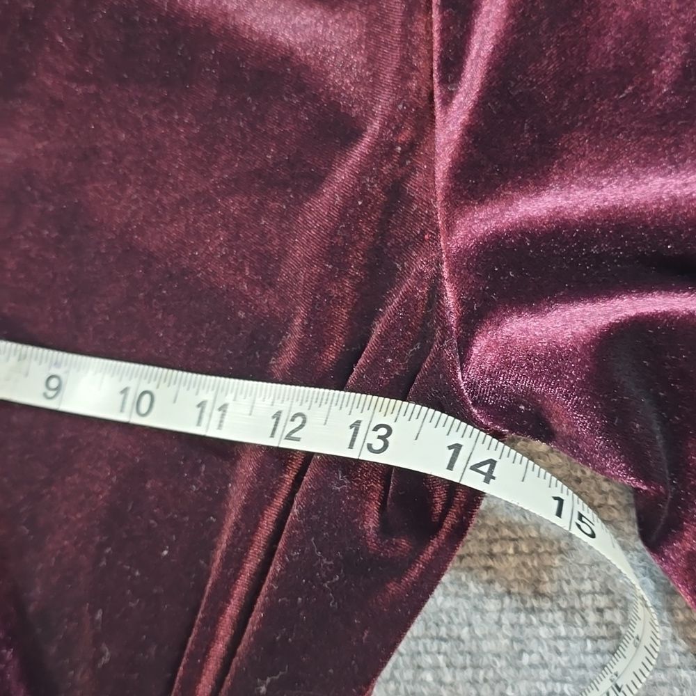 Antonio Melani Velvet Ruffle Dress Sz 4 - Picture 5 of 8